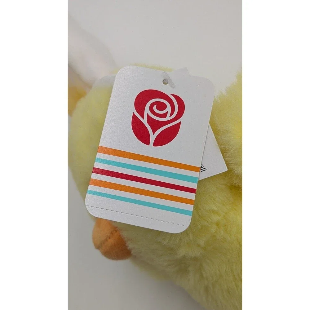 American Greetings Plush Chick Duck Yellow With Bunny Ears 10